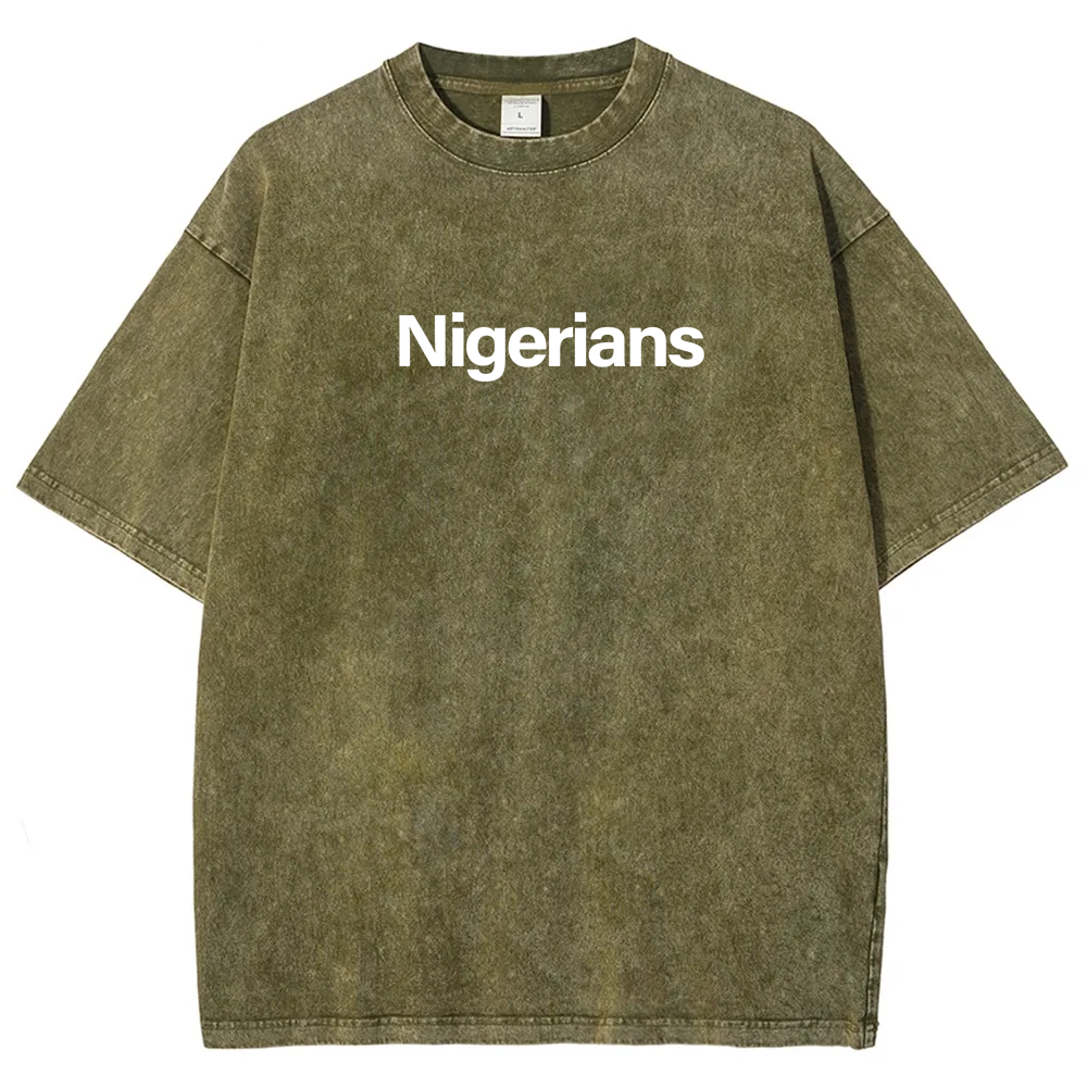 Nigerians Unisex Fit  Washed T-Shirt