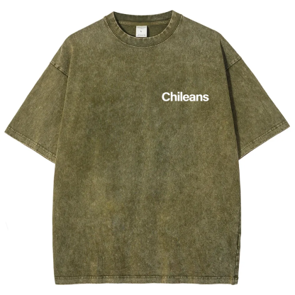 Chileans Addcustom Unisex Fit  Washed T-Shirt