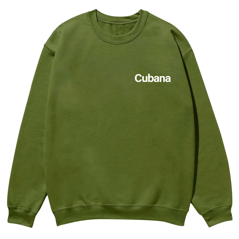 Cubana Unisex Fit  Casual Crewneck Sweatshirt wearishow