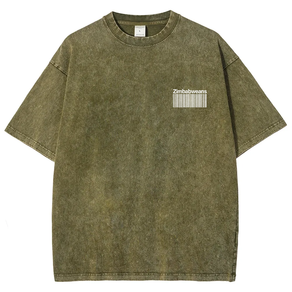Zimbabweans Unisex Fit  Washed T-Shirt