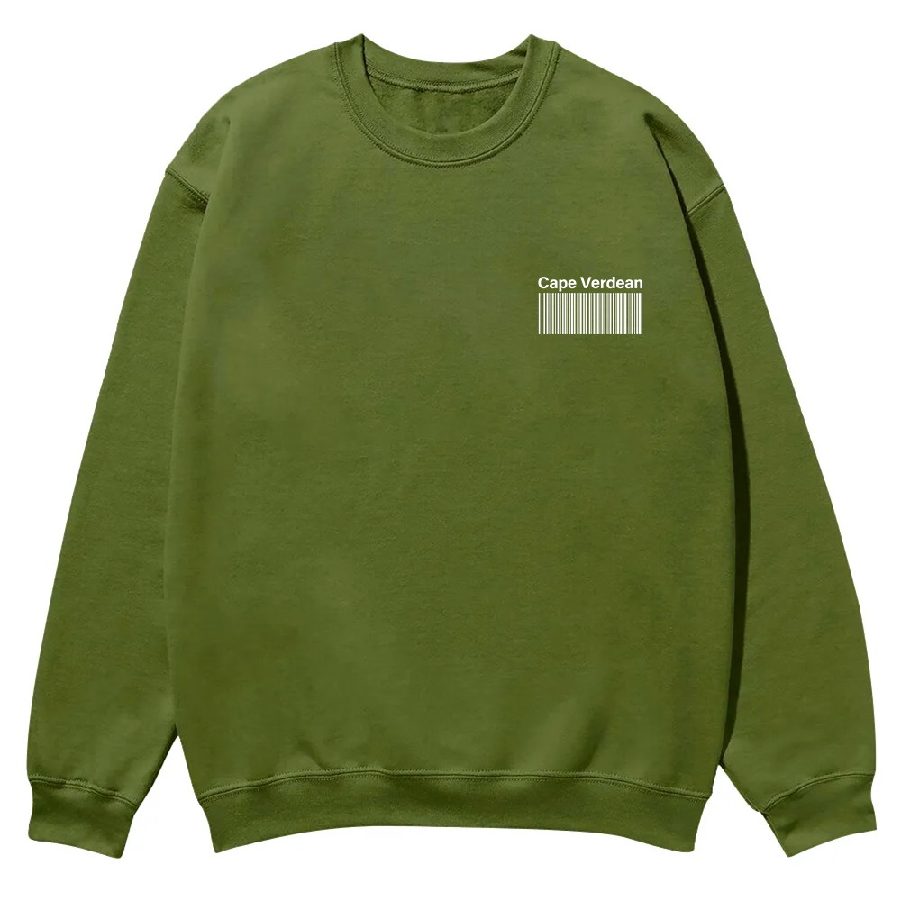 Cape Verdean Unisex Fit  Casual Crewneck Sweatshirt wearishow