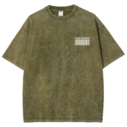 Cape Verdean Unisex Fit  Washed T-Shirt