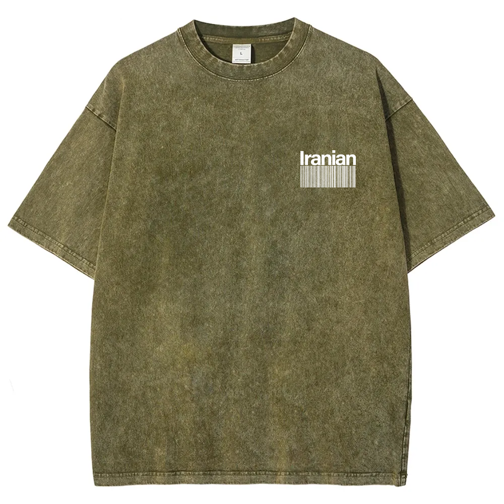 Iranian Unisex Fit  Washed T-Shirt