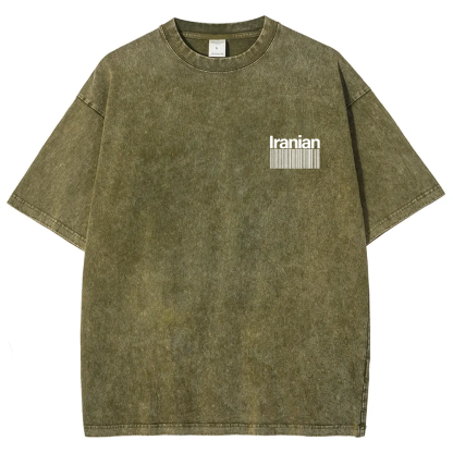 Iranian Unisex Fit  Washed T-Shirt