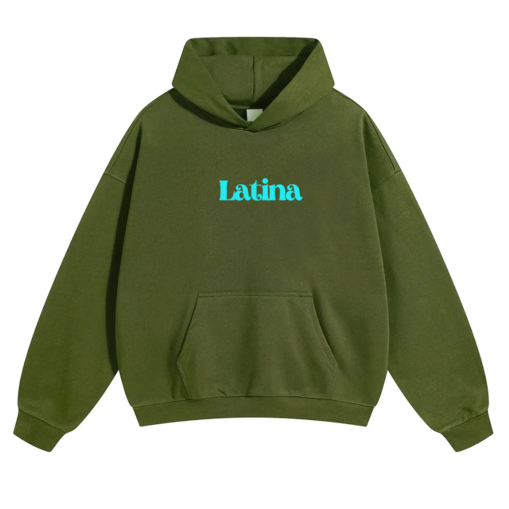 Latina Unisex Fit Color Hoodie wearishow