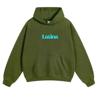 Latina Unisex Fit Color Hoodie wearishow