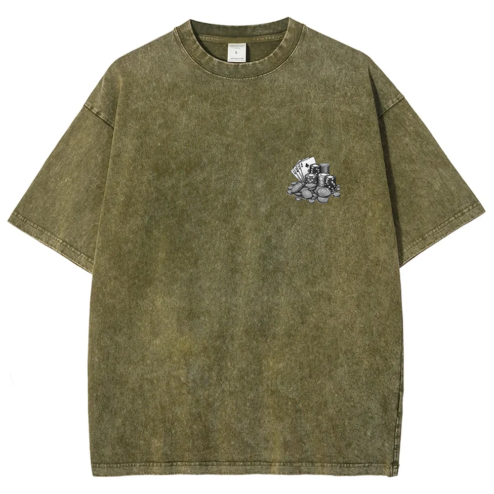 Professional Gambler Unisex Fit Washed T-Shirt
