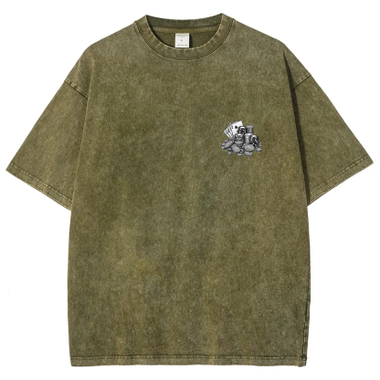 Professional Gambler Unisex Fit Washed T-Shirt