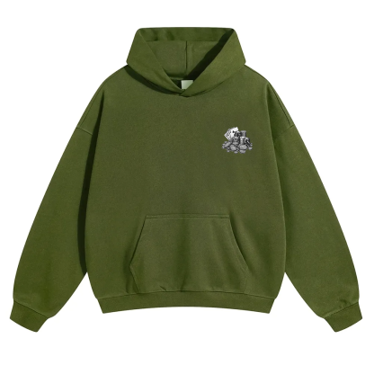 Professional Gambler Unisex Solid Color Hoodie wearishow