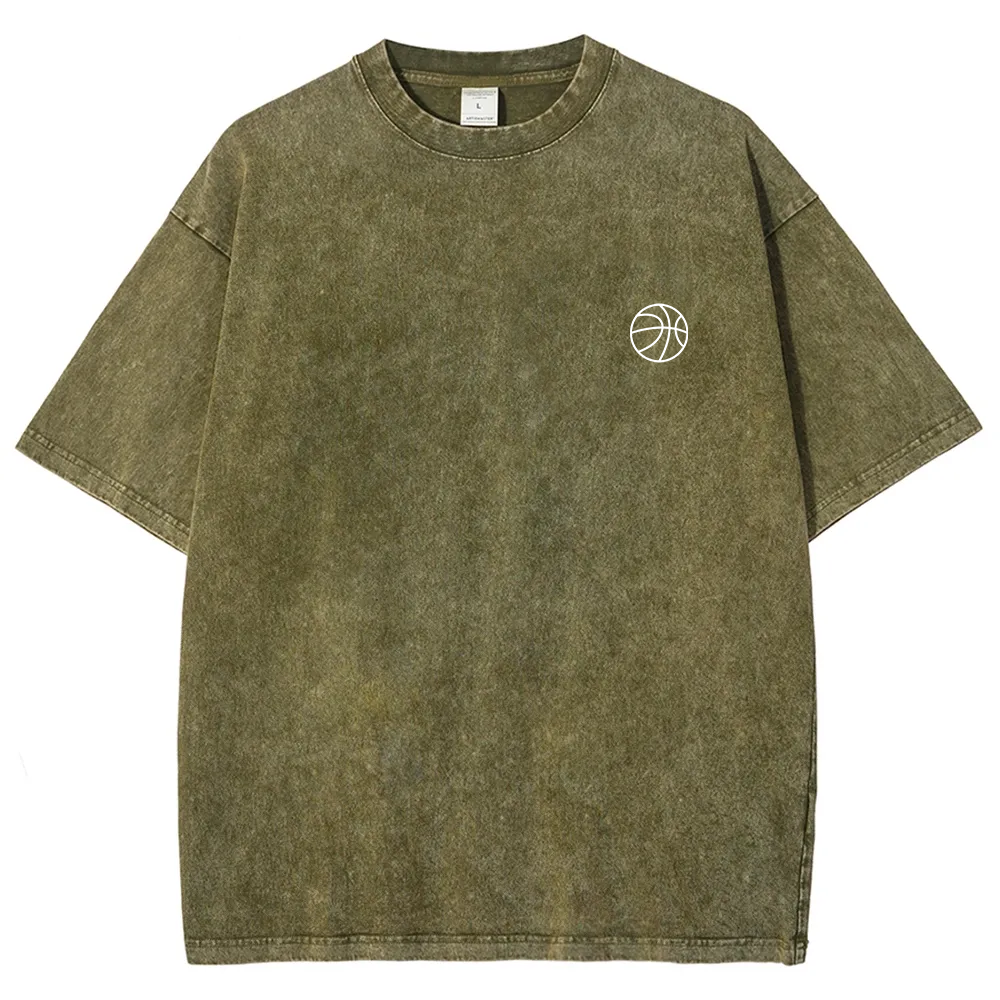 Basketball Player Unisex Fit Washed T-Shirt