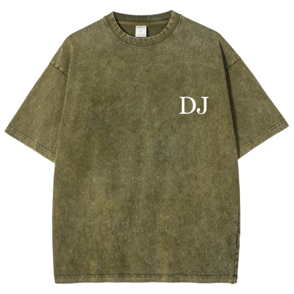 DJ Unisex Fit Washed T-Shirt