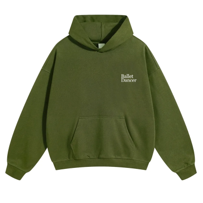 Ballet Dancer Unisex Solid Color Hoodie wearishow