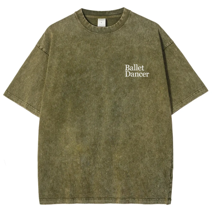 Ballet Dancer Unisex Fit Washed T-Shirt