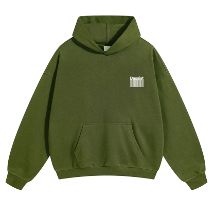 Bassist Unisex Solid Color Hoodie wearishow