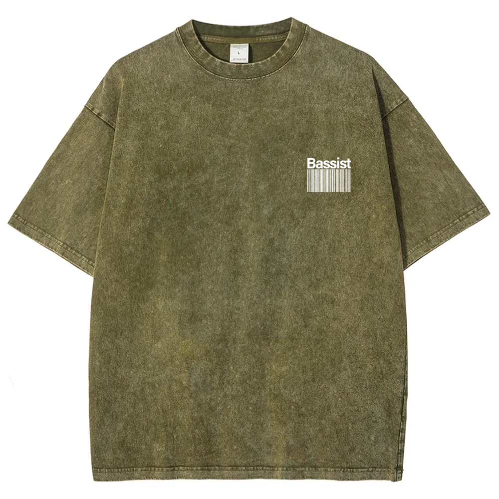 Bassist Unisex Fit Washed T-Shirt