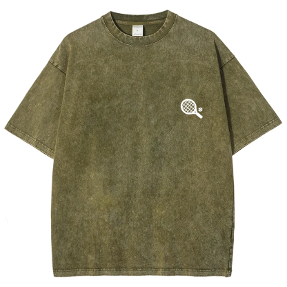 Padel Player Unisex Fit Washed T-Shirt