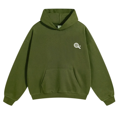 Padel Player Unisex Solid Color Hoodie wearishow