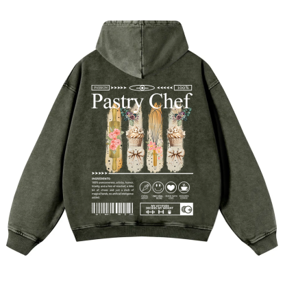 Pastry Chef Washed Hoodie wearishow