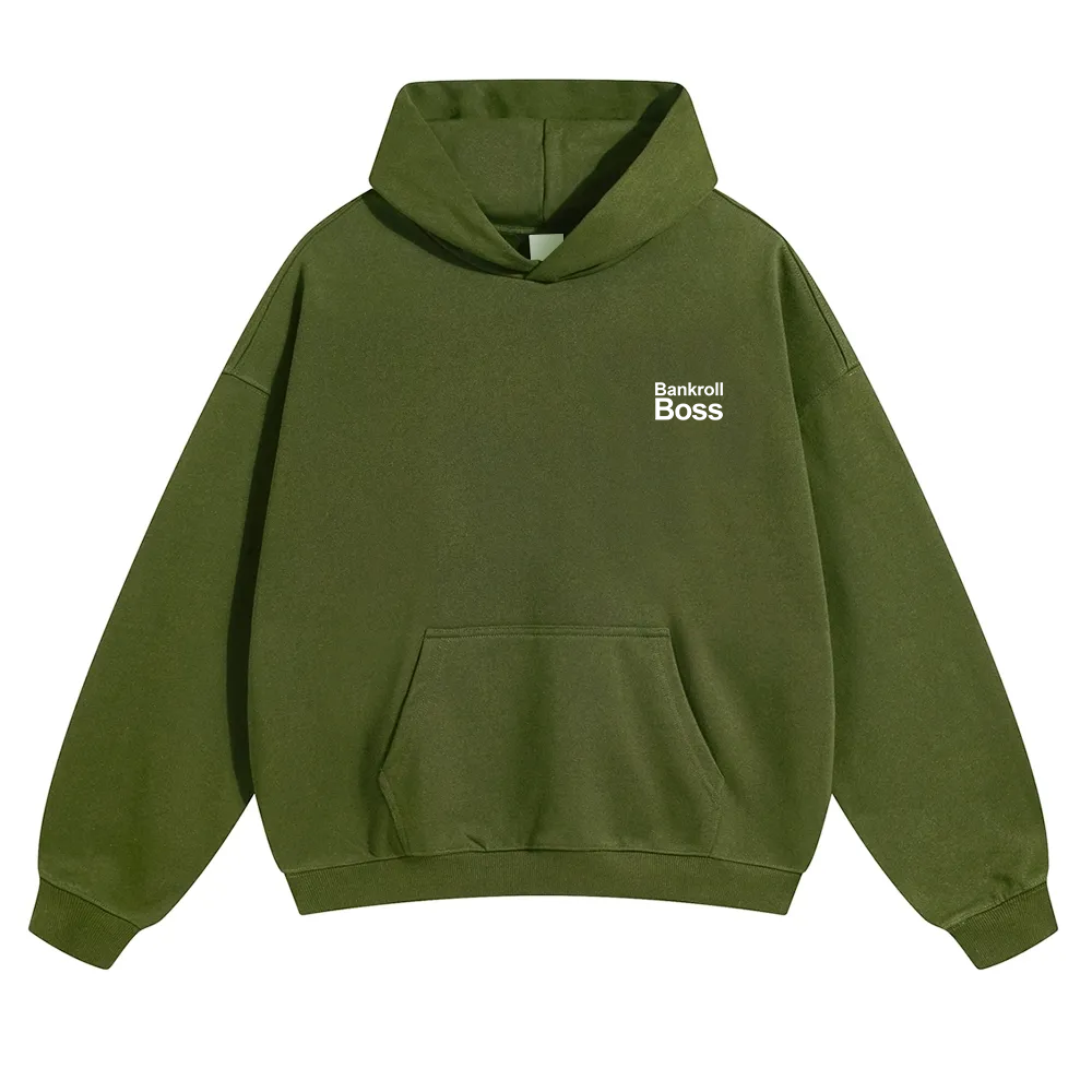 Bankroll Boss Unisex Solid Color Hoodie wearishow