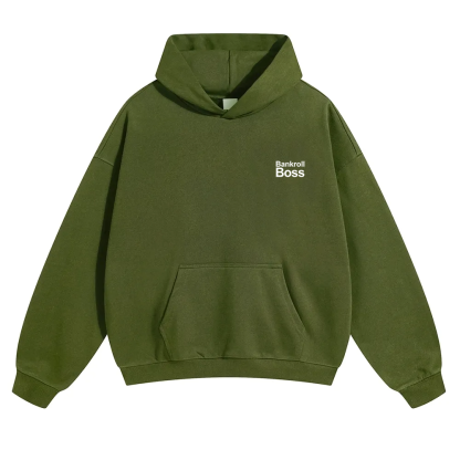 Bankroll Boss Unisex Solid Color Hoodie wearishow