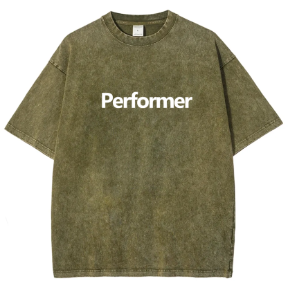 Performer Unisex Fit Washed T-Shirt