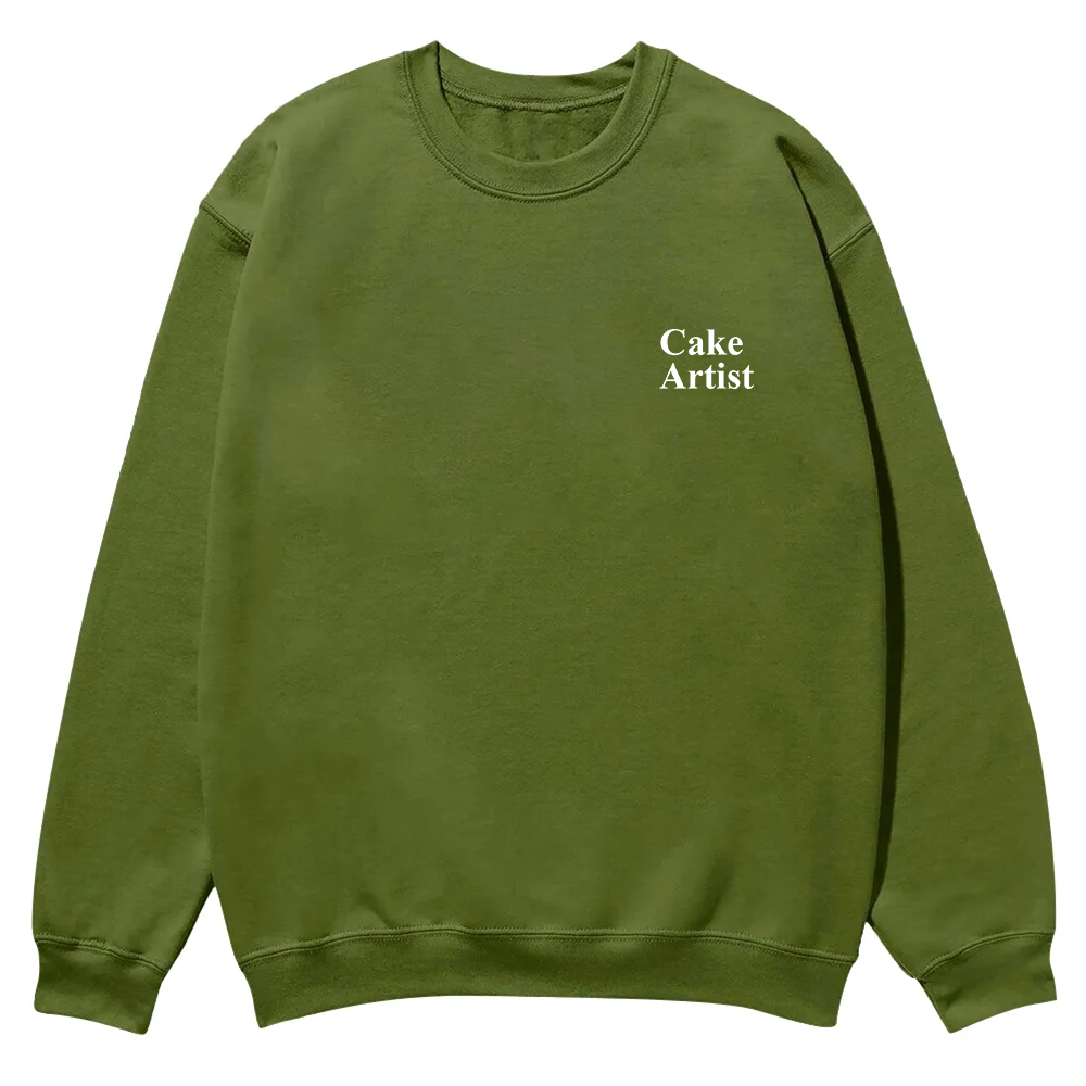 Cake Artist Casual Crewneck Sweatshirt wearishow