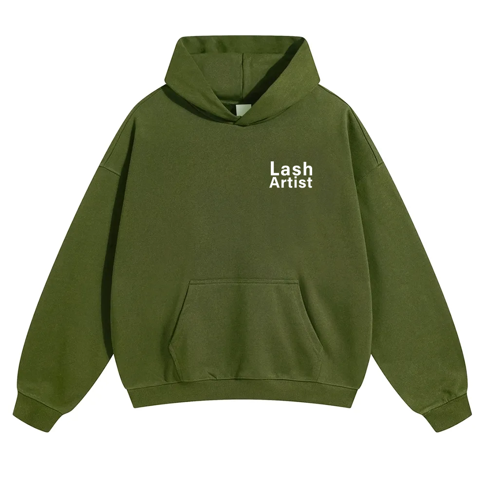 Lash Artist Unisex Solid Color Hoodie wearishow