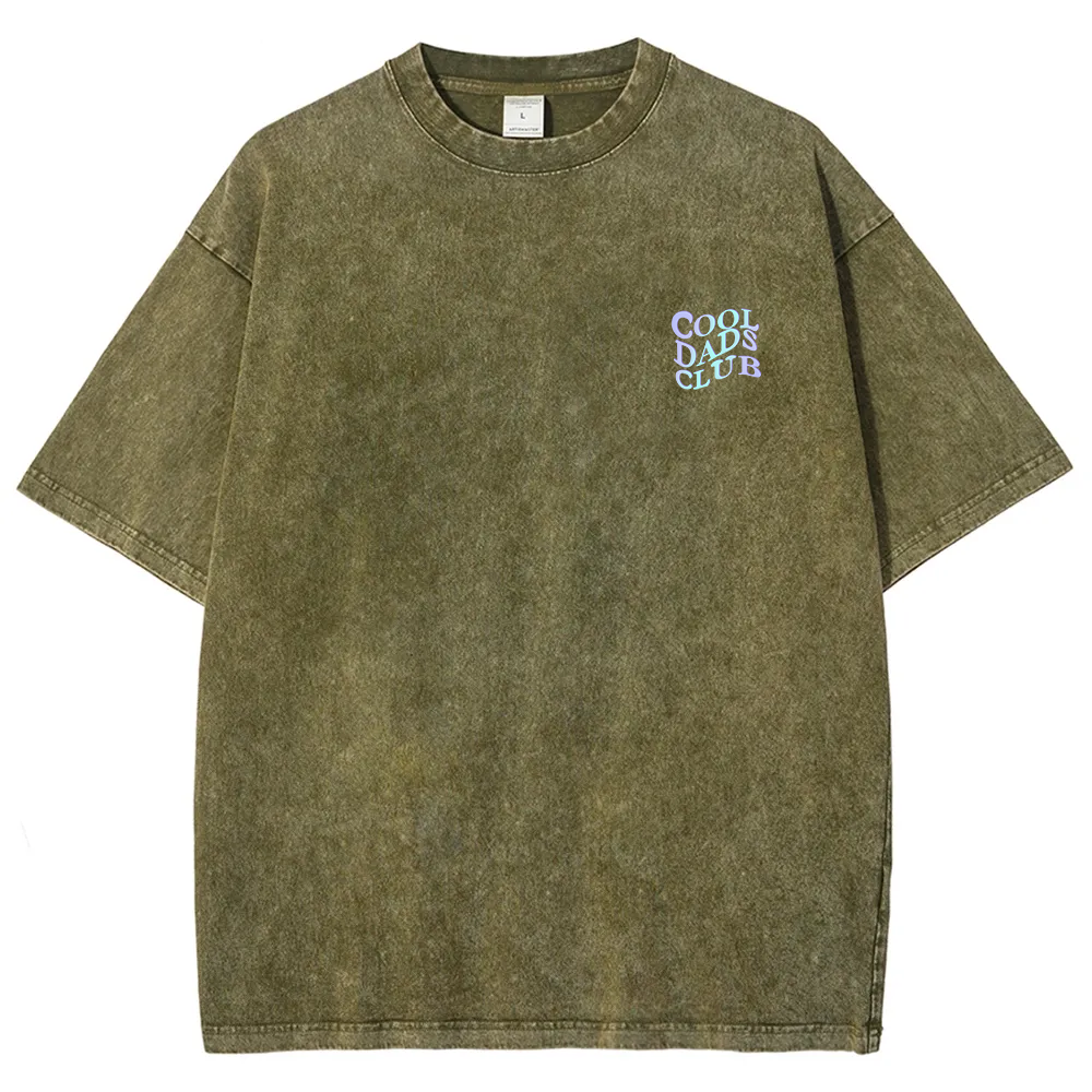 Cool Dads Club Snowflake Vintage Cotton T-Shirt