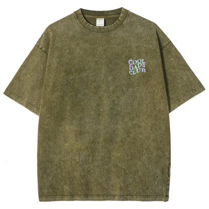 Cool Dads Club Snowflake Vintage Cotton T-Shirt