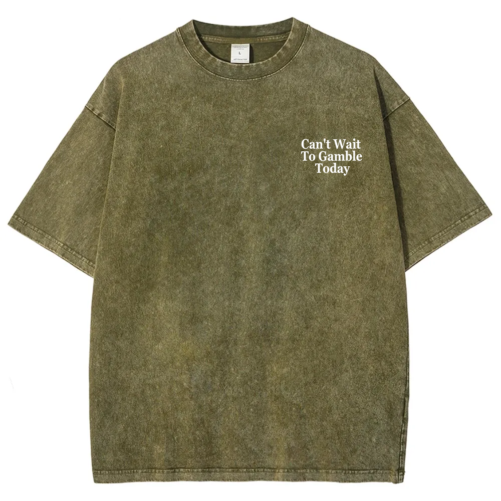 Professional Gambler Club Unisex Fit Washed T-Shirt