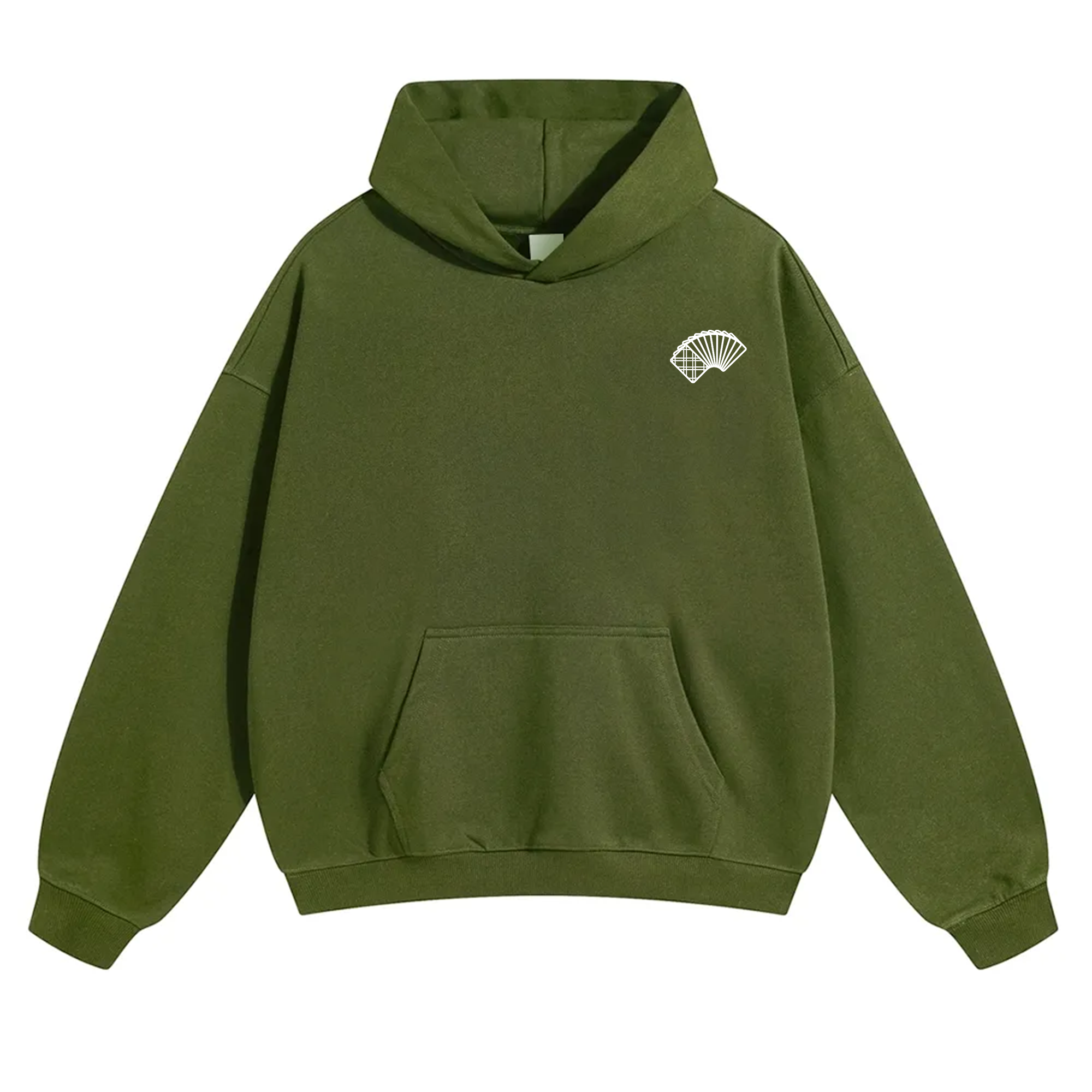 Poker Player Unisex Solid Color Hoodie