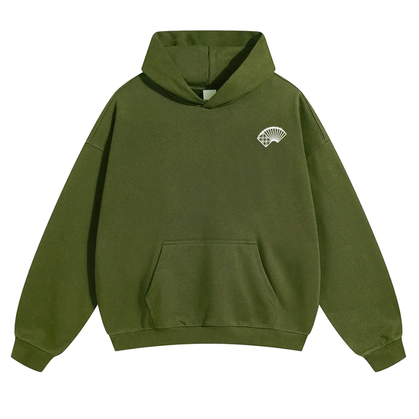 Poker Player Unisex Solid Color Hoodie