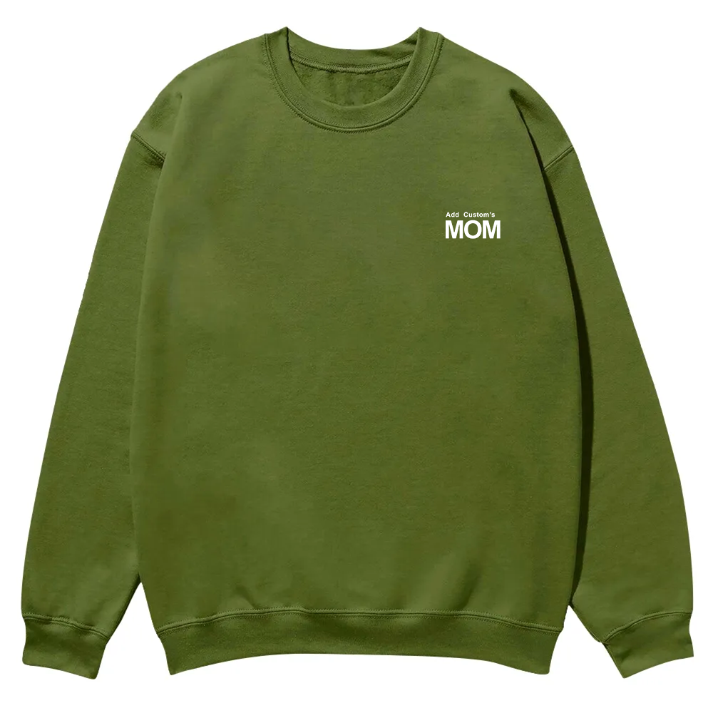 MOM Custom Casual Crewneck Sweatshirt wearishow