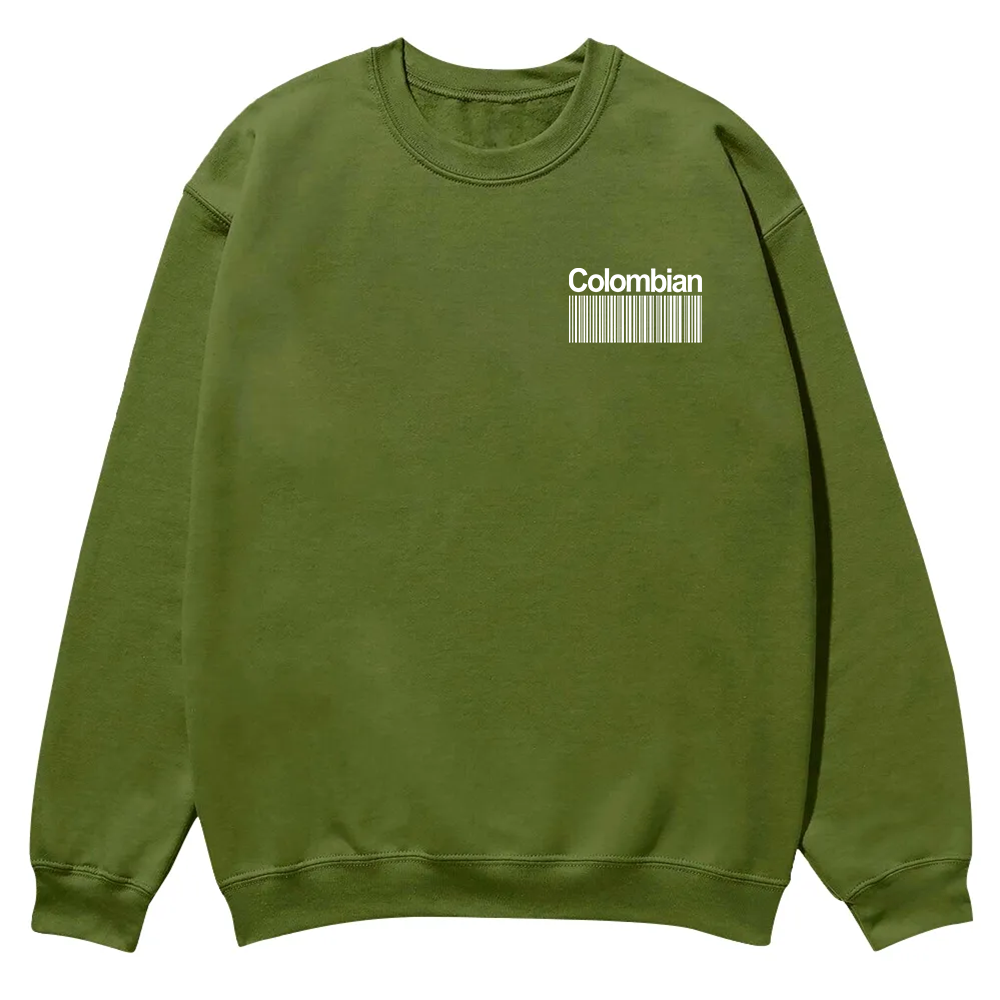 Colombian Unisex Fit  Casual Crewneck Sweatshirt wearishow