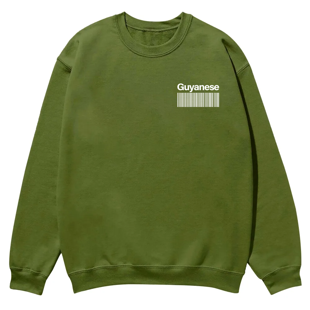 Guyanese Unisex Fit  Casual Crewneck Sweatshirt wearishow