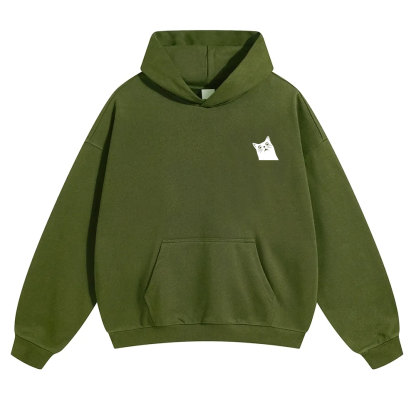 Cat Trick Customized Unisex Solid Color Hoodie wearishow