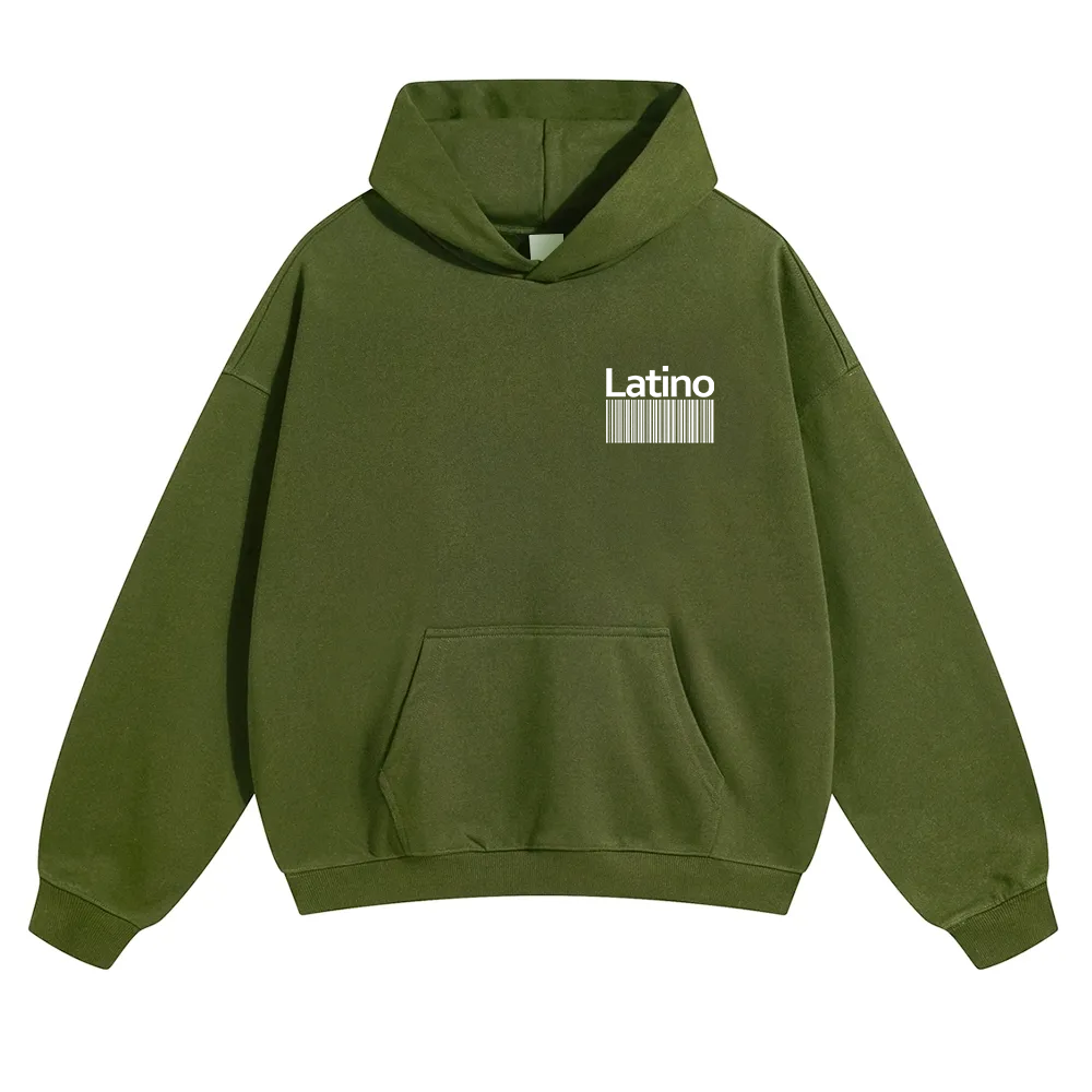 Latino Unisex Fit Color Hoodie wearishow