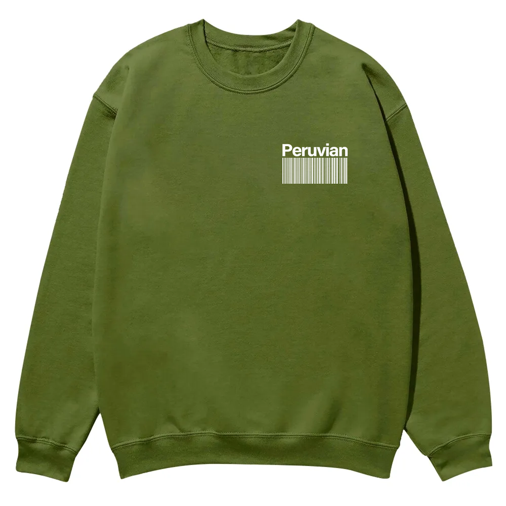 Peruvian Unisex Fit  Casual Crewneck Sweatshirt wearishow