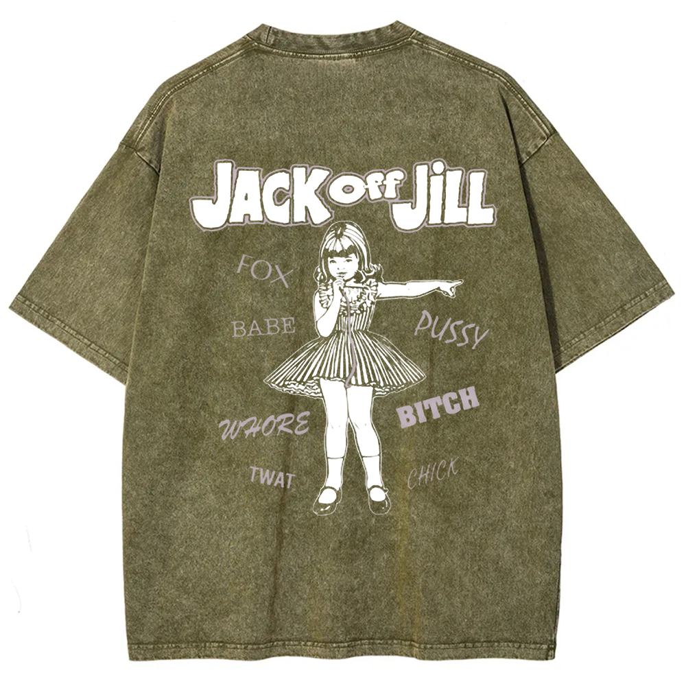 Unisex Vintage Jack Off Jill Band t-Shirt