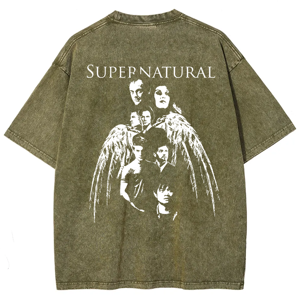 Unisex Vintage Supernatural TV Series t-Shirt