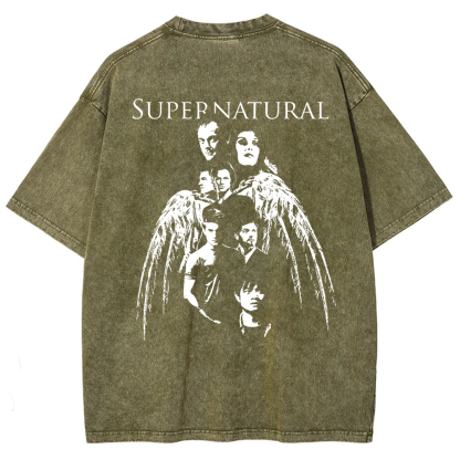 Unisex Vintage Supernatural TV Series t-Shirt