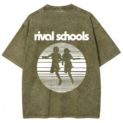 Unisex Vintage  Rival Schools Band t-Shirt