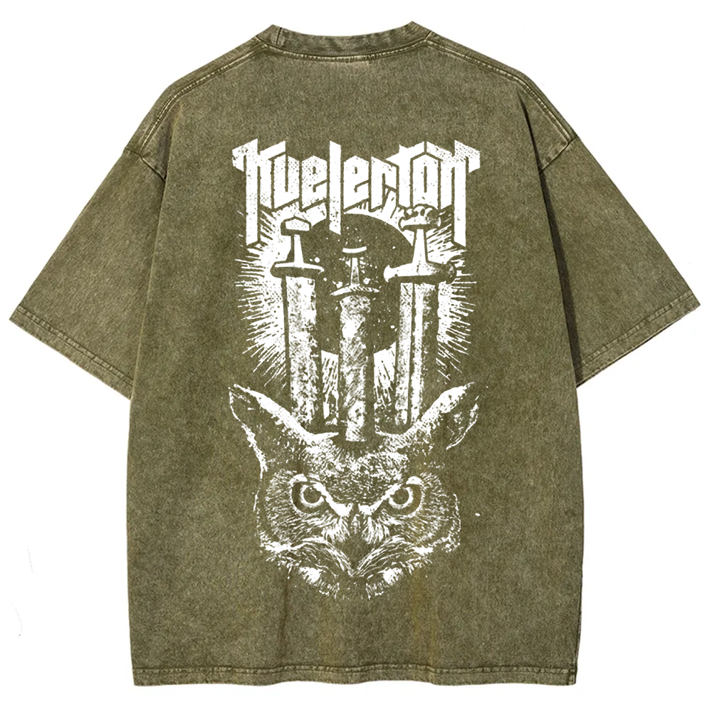 Unisex Vintage Kvelertak Band  t-Shirt