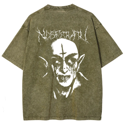Unisex Vintage Black Metal Nosferatu Movie  t-Shirt