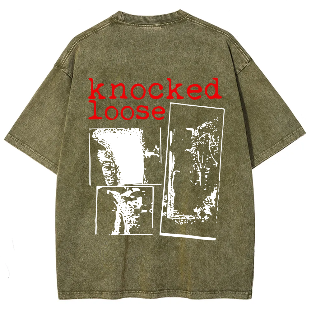 Unisex Vintage Knocked Loose Band t-Shirt