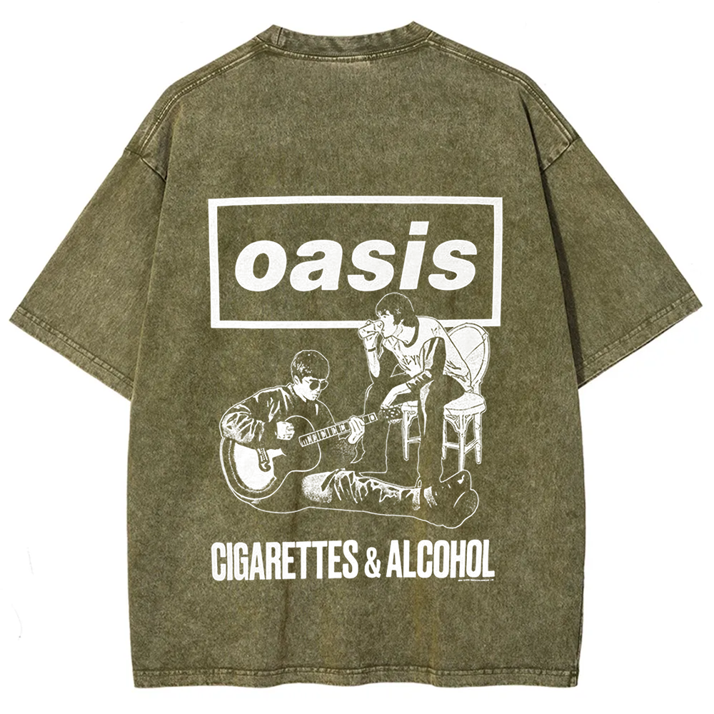 Unisex Vintage Oasis Band t-Shirt