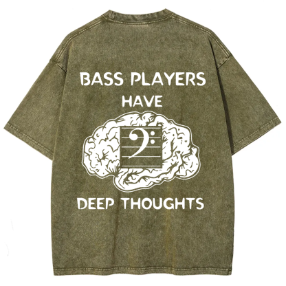 Unisex Vintage Bass Player t-Shirt