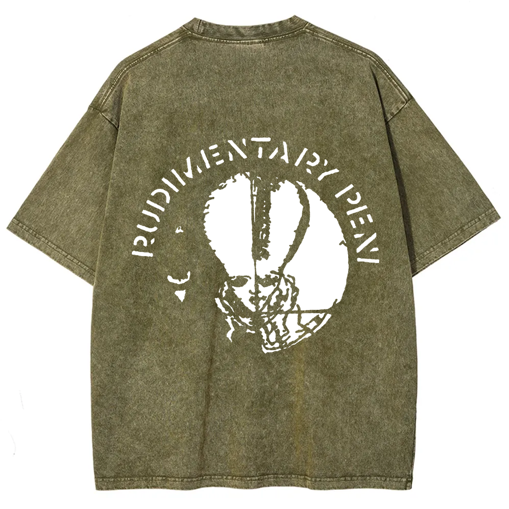 Unisex Vintage Rudimentary Peni Punk Band t-Shirt