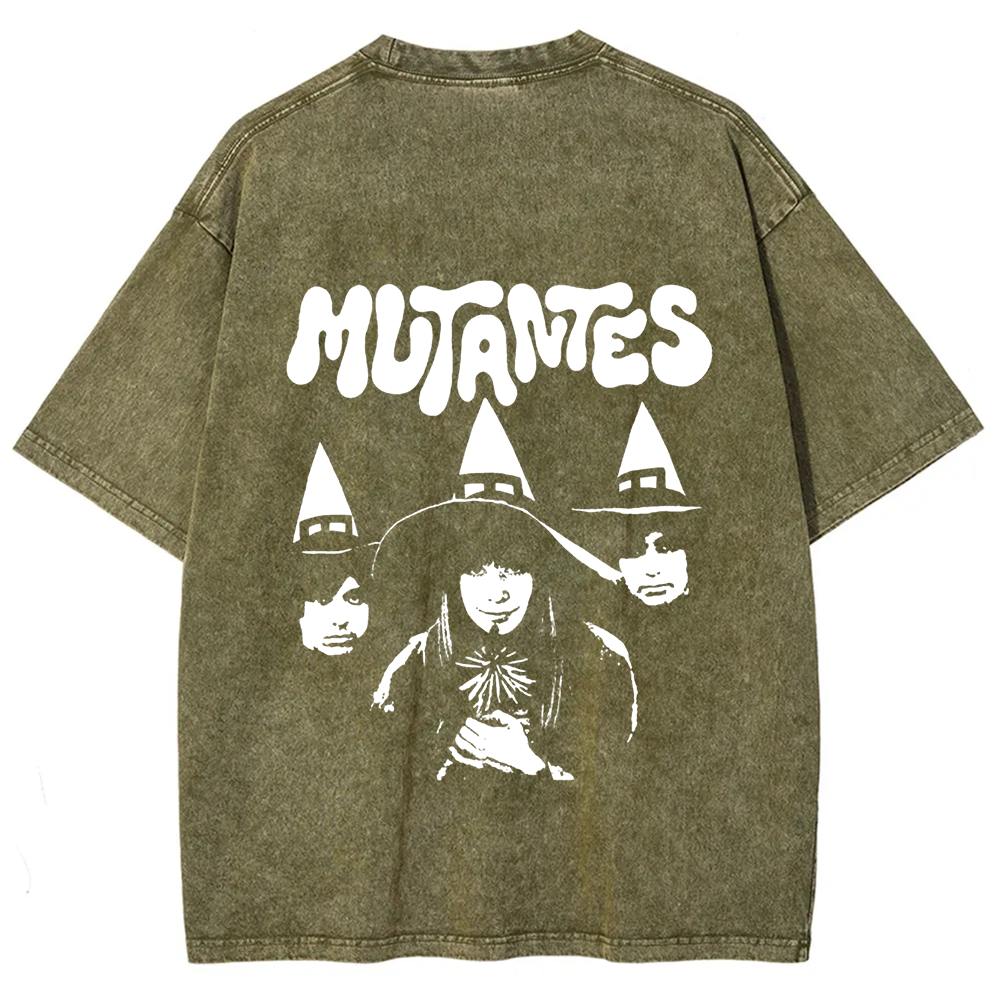 Unisex Vintage Os Mutantes Rock Band t-Shirt