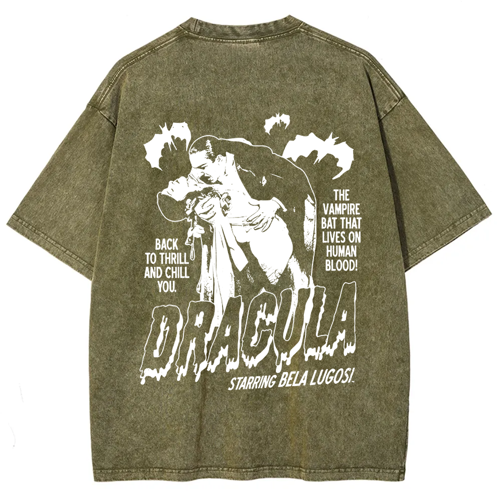 Unisex Vintage  Vampire Dracula Art t-Shirt